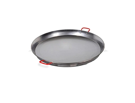 Paellera valenciana de 65 cm. pulida para 22 personas