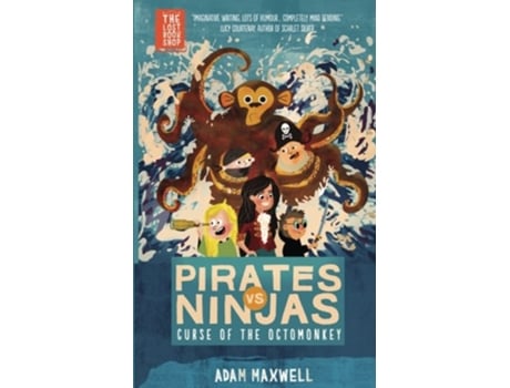 Livro Pirates vs Ninjas Curse of the Octomonkey The Lost Bookshop de Mr Adam Maxwell (Inglês)