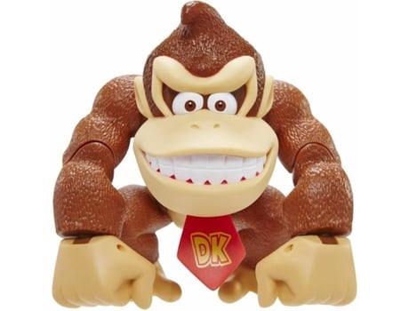 Figura Articulada JAKKS PACIFIC Donkey Kong Super Mario Bros Plástico 3 Anos