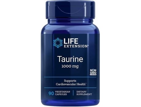 Suplemento Alimentar LIFE EXTENSION Taurina (90 cápsulas vegetais)