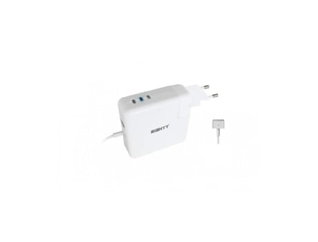 Cargador Universal Eightt Para Apple 45/60/85w Magsafe 2 + 1 Puerto usb