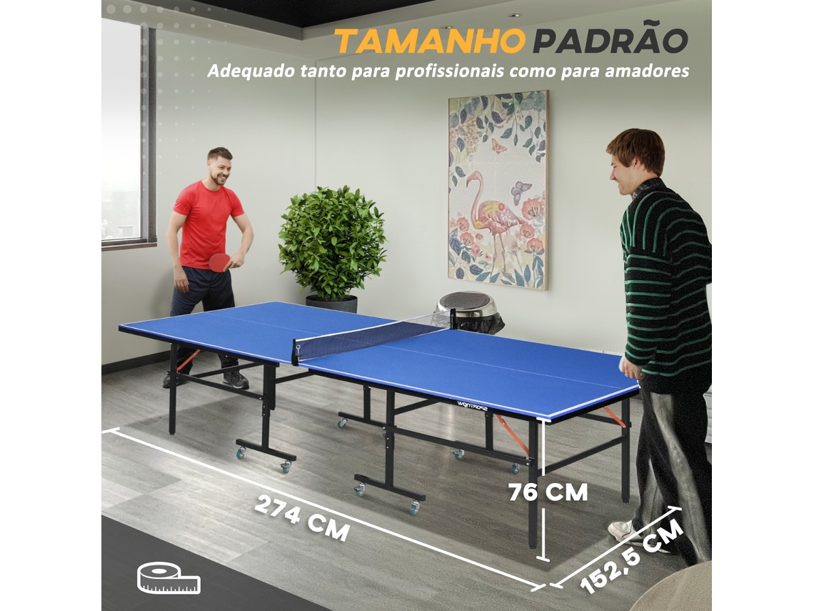 Mesa De Ping Pong Plegable Sportnow Tablero Smc Acero, 274x152,5x76cm con  Ofertas en Carrefour