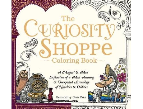 Livro the curiosity shoppe coloring book de price, chris (inglês)