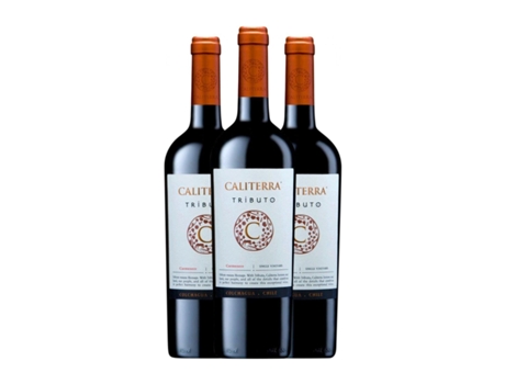 Vinho VINA CALITERRA Tributo Carmenère Valle de Colchagua (0.75 L - 3 Unidades)