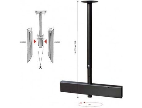 Suporte de TV ITB AMOM06055 (15'' - Até 75 kg)