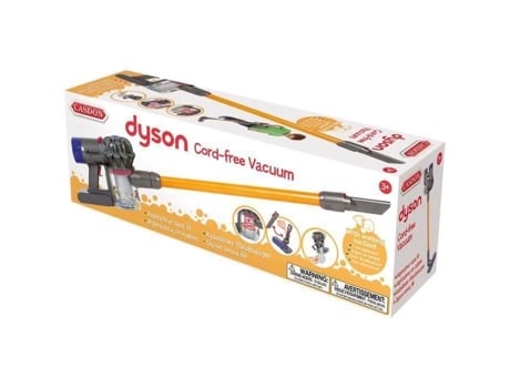 Brinquedo para Aspirador de Pó Sem Fio CASDON Dyson Cyclone Action Sistema de Fácil Remoção Cinza