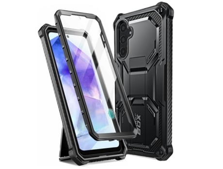 Capa Fibra para Samsung Galaxy A55 IBLASON Anti-Choque Preto