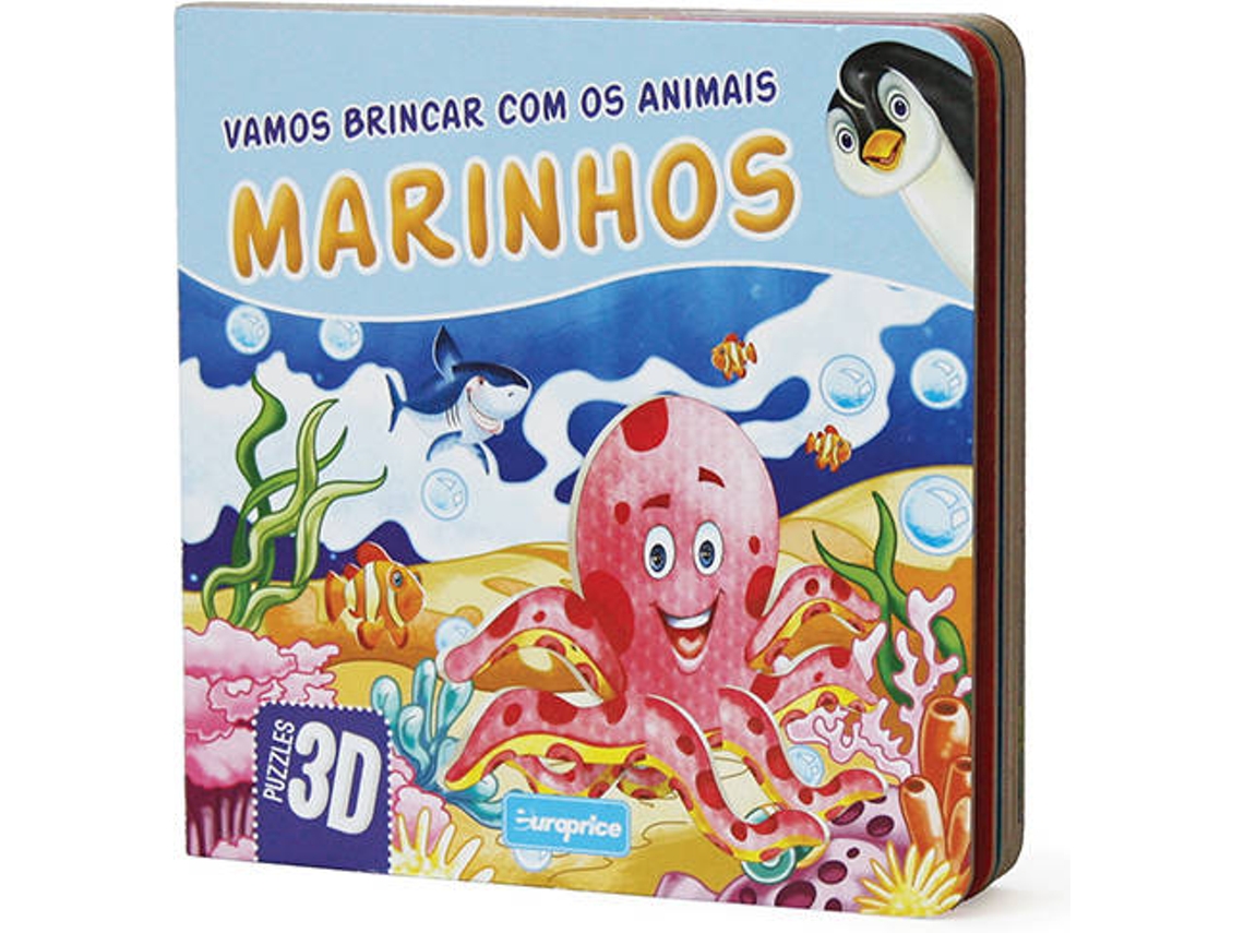 livro vamos brincar com os animais marinhos de europrice português