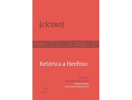 Livro Retórica A Herênio Cícero de CÍCERO (Português)