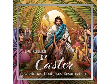 Livro Action Bible Easter de Sergio Cariello (Inglês - Capa Dura)