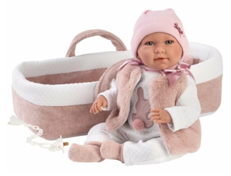 Muñeca bebé Llorens Joelle Rosa Elefante 38 cm – Mundo das Crianças