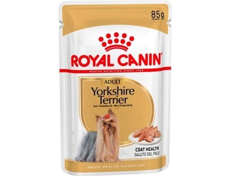 12x85 gr  Yorkshire Ração Húmida Cão Adulto de Raça