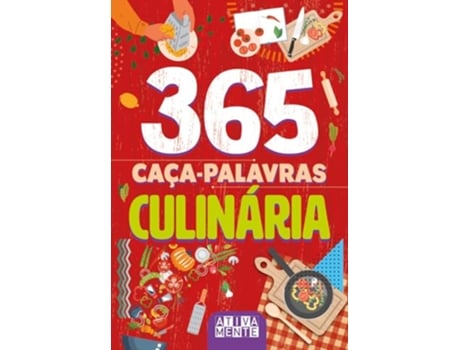 Livro 365 Caça-Palavras - Culinária de CIRANDA CULTURAL (Português)