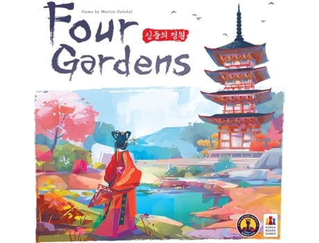 Jogo de Tabuleiro  Four Gardens (10 anos)