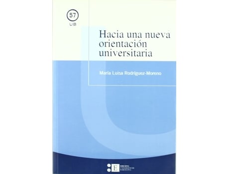 Livro Hacia Una Nueva Orientación Universitaria de Mª Luisa Rodríguez Moreno (Espanhol)