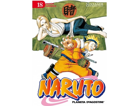 Livro Naruto Nº 18/72 de Masashi Kishimoto (Espanhol)