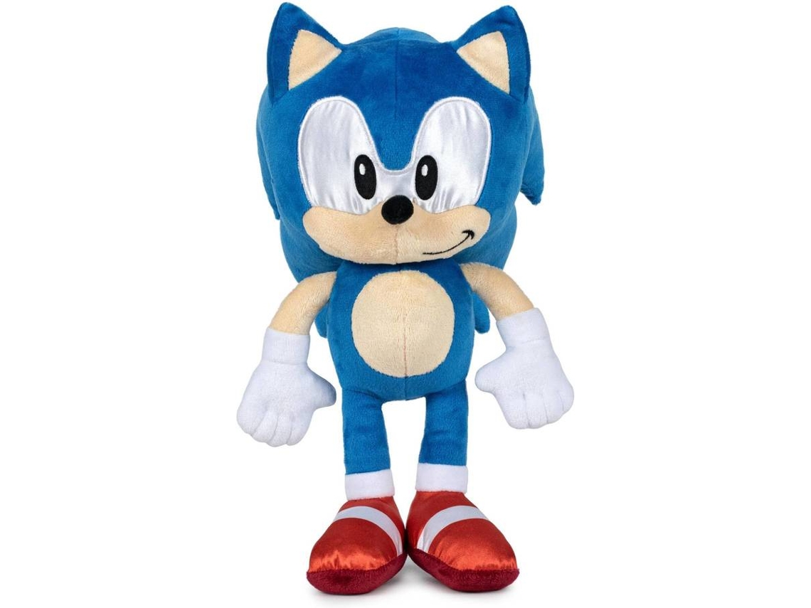 Pelucia Sonic Classico Sonic The Hedgehog Boneco 30cm