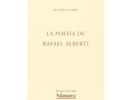 Livro La Poesia de Rafael Alberti de Senabre, Ricardo (Espanhol)