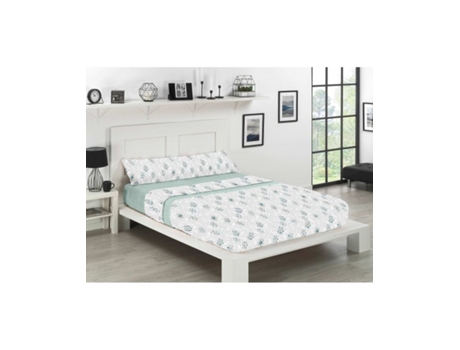 Conjunto de Cama Térmicas Viena Coralina NOVOTEXTIL (Verde - 090 cm)