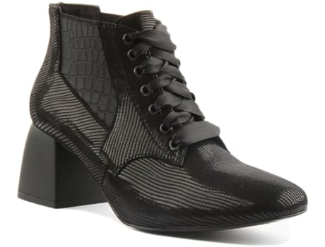 Botas de Mulher JUSTINREESS ENGLAND Pele Preto (37)