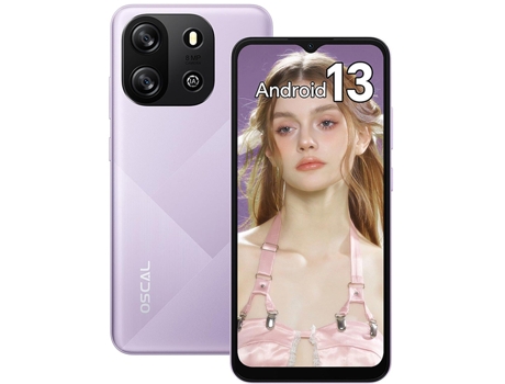 Smartphone OSCAL Flat1C 6.517'' 4 Gb 32 Gb Roxo