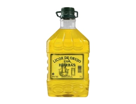 Licor de ervas PANIZO Orujo PET Garrafão (3 L - 1 Unidade)