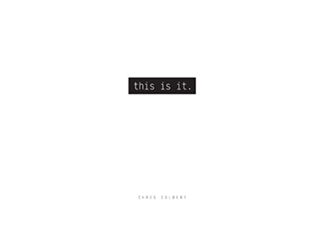 Livro This Is It de Chris Colbert (Inglês - Capa Dura)