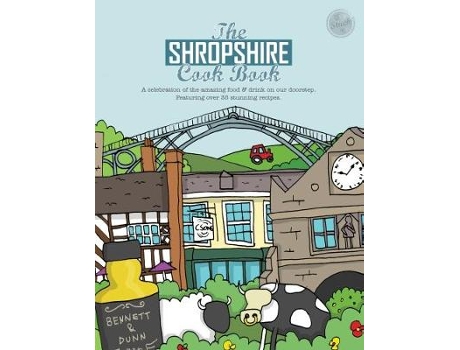 Livro the shropshire cook book de aaron jackson (inglês)