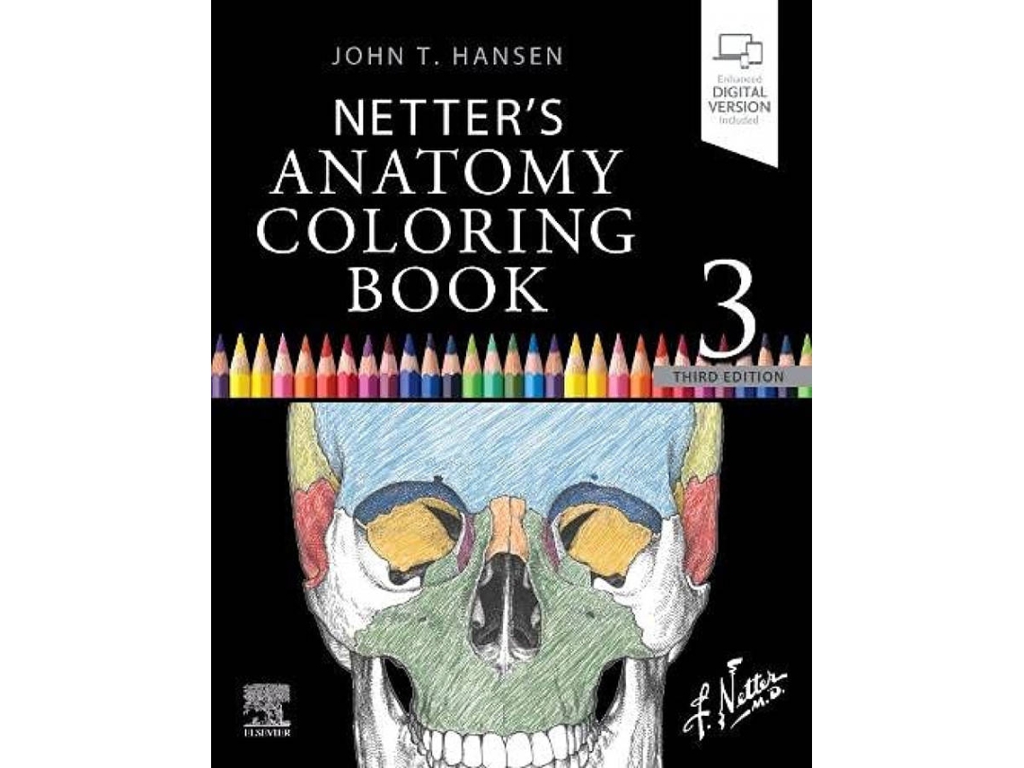 Livro Netter´S Anatomy Coloring Book.(3Rd Edition) 2021 de John Hansen