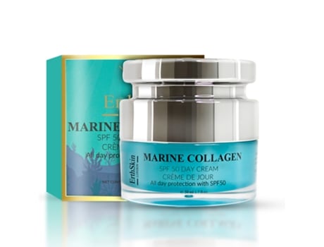 Creme de Dia Colágeno Marinho Fps50 50Ml ERTH SKIN LONDON