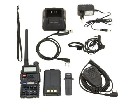 Rádio Fm Baofeng Uv-5R Walkie-Talkie Vhf/Uhf