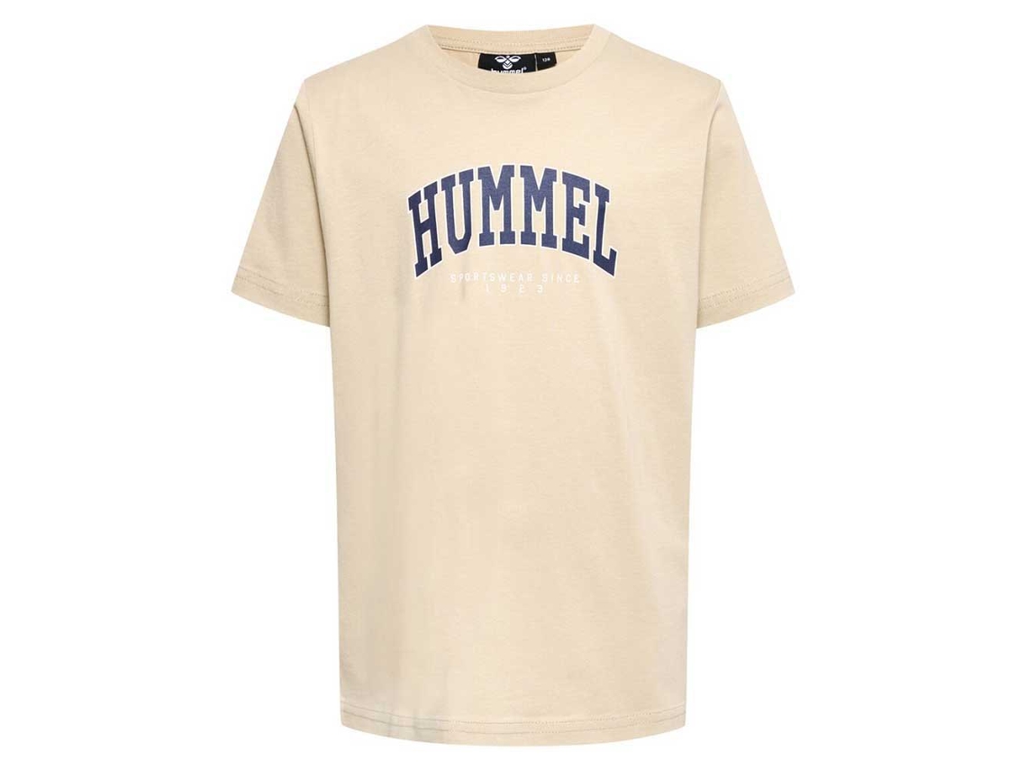 T-shirt HUMMEL Rapaz De Fast Years Beige Curta Manga 5 Camiseta