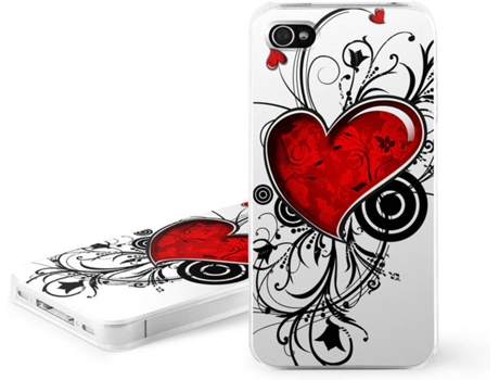 Capa iPhone 4, 4s DECALGIRL My Heart Vermelho