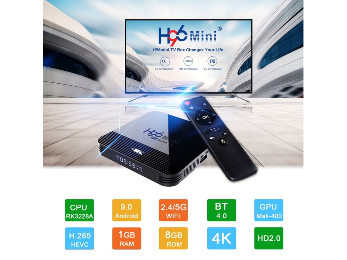 H96 max H8 Android 9 TV Box