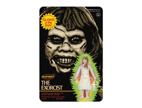 Figura Super7 THE EXORCIST Regan Monstro Glow Figura Reaction 3.75