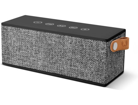 Coluna Bluetooth  Rockbox Brick Fabric (Preto - 2x6W - Autonomia: Até 20 horas)