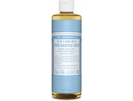 Sabonete Líquido DR.BRONNERS 18-IN-1 (475 ml)