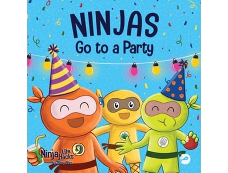 Livro Ninjas Go to a Party de Mary Nhin (Inglês)