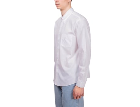 T-Shirt de Homem BROOKS BROTHERS Mens Button Down Non Iron Algodão Branco (numeric16)