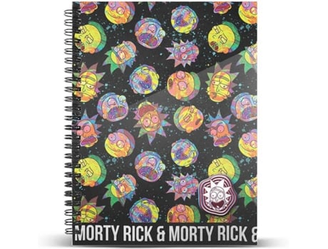 Caderno RICK AND MORTY Psycho (A5 - Quadriculado)