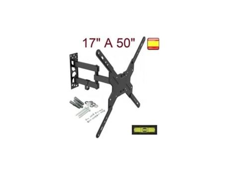 Suporte de parede para TV Lcd Led 4K Smart 3D Monitor Rotativo 17' a 50' Inclinações LIYSET