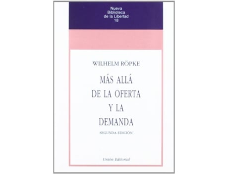 Livro Mas Alla De La Oferta Y La Demanda 2Ed de Ropke Wilhelm (Español)