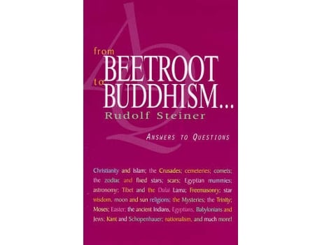 Livro from beetroot to buddhism de rudolf steiner (inglês)