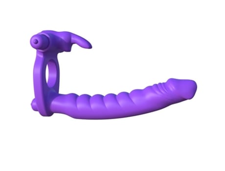 Vibrador 'Rabbit' FANTASY C-RINGZ Duplo (Silicona)