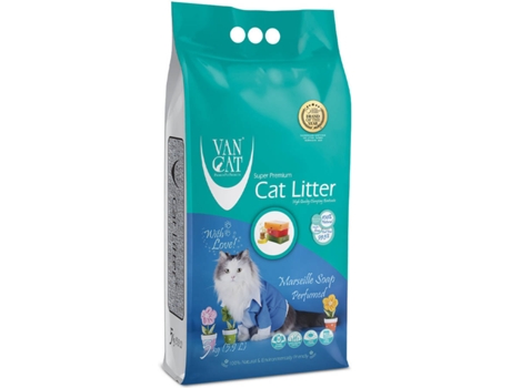 Areia SabÃ£o de Marselha para Gato 5 kg