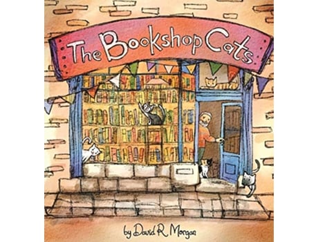 Livro The Bookshop Cats de David R Morgan (Inglês - Capa Dura)