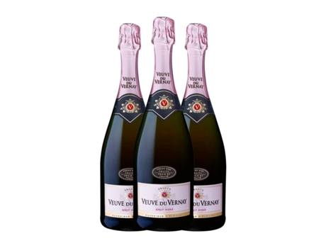 Espumante rosé VEUVE DU VERNAY Mousseux Rosé Brut (0.75 L - 3 Unidades)