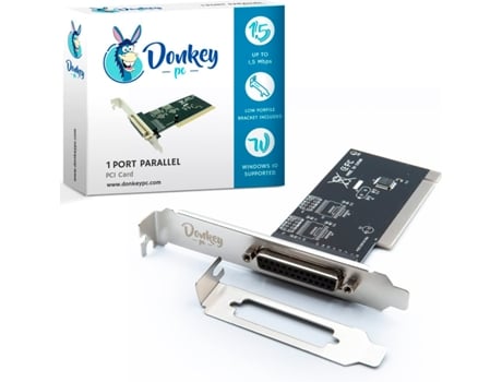 Placa DONKEY PC Pci Card 1 Porta Paralela Multi-Modo Ieee 1284