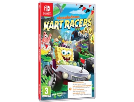 Jogo Nintendo Switch Nickelodeon Kart Racers (Código de Descarga na Caixa)