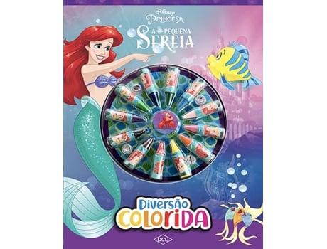 Livro Disney - Cores - A Pequena Sereia de Disney (Português)